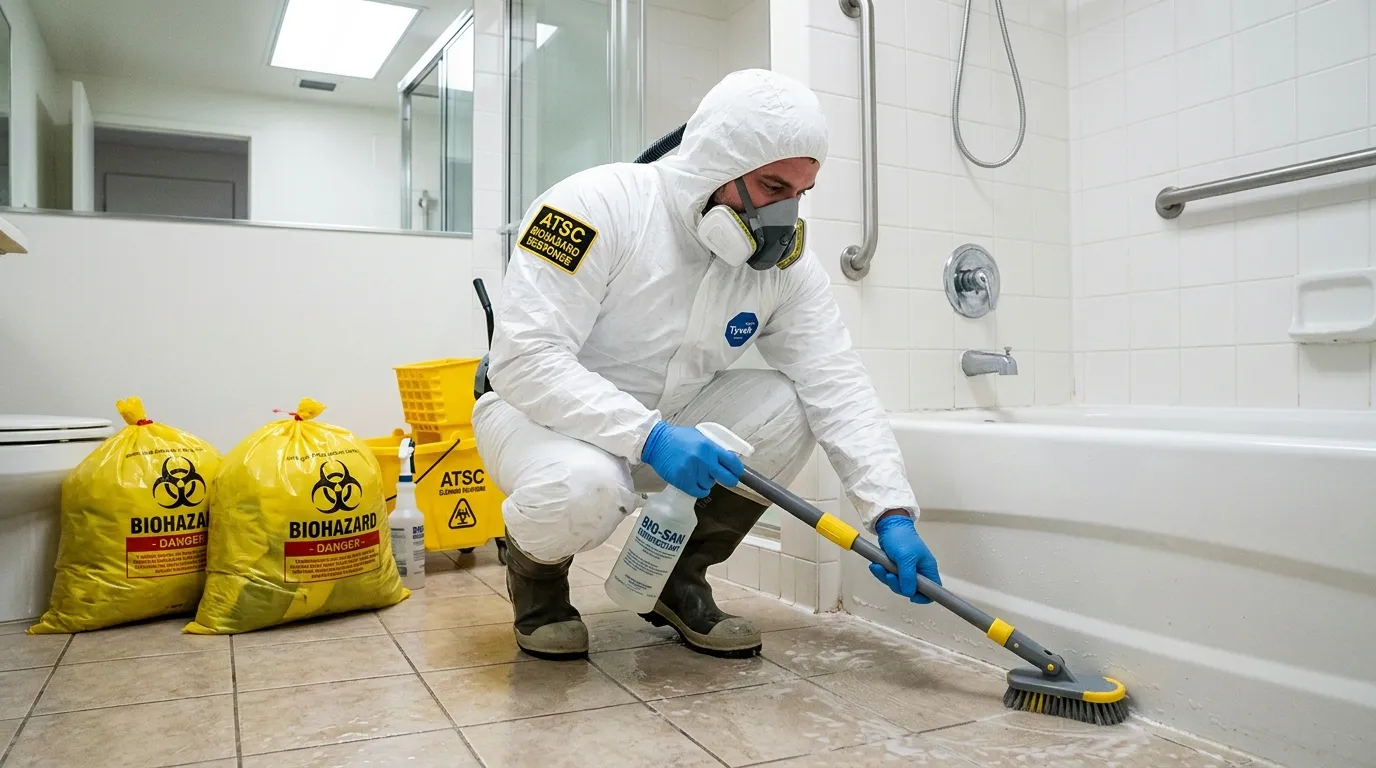 Decontamination equipment deployed for Blood Cleanup in Allison Park